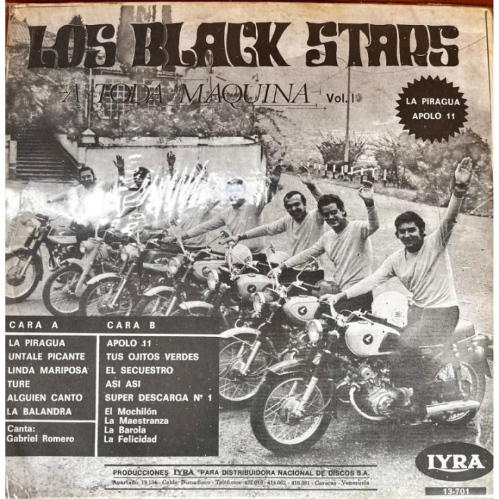 Los Balck Stars - A Toda Maquina reverso