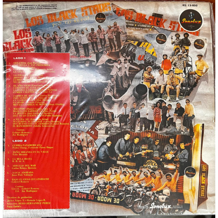 Los Balck Stars - En Sus Exitos Mayores reverso