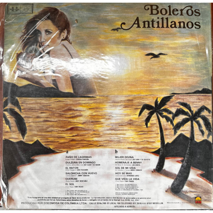 Boleros Antillanos reverso