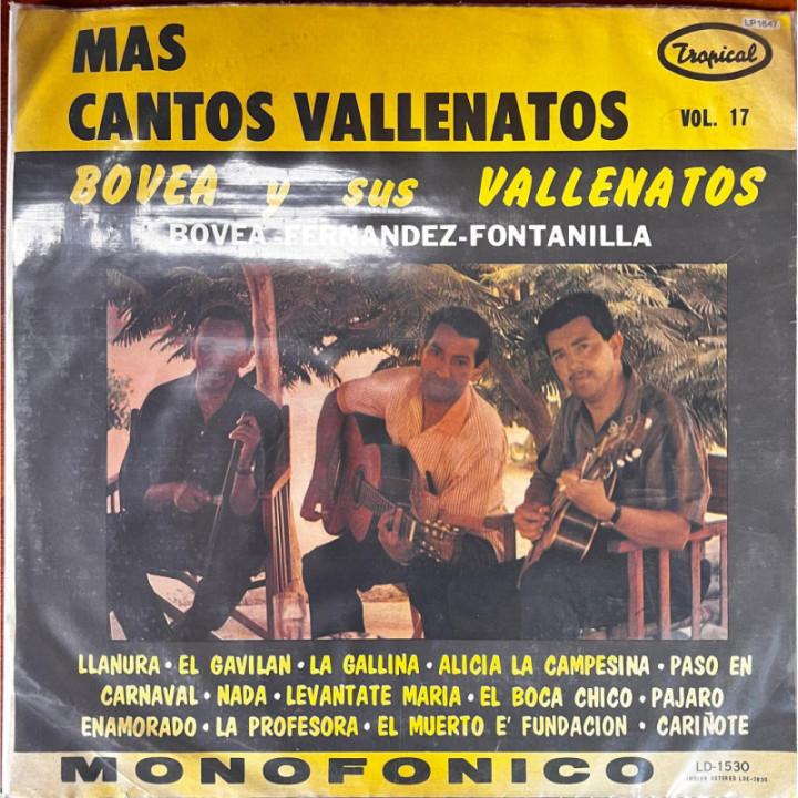 Bovea y Sus Vallenatos - Mas Cantos Vallenatos Vol.17