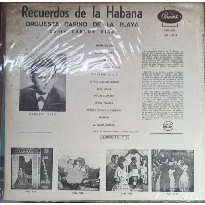 Casino en la Playa - Recuerdos de La Habana reverso