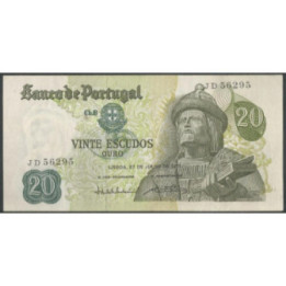 Portugal 20 Escudos 27 Jul 1971 P173