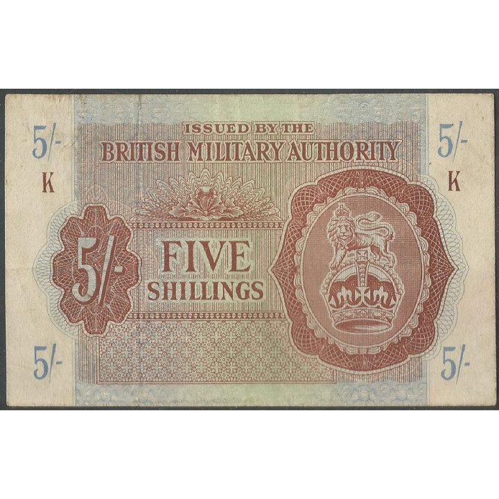 Inglaterra 5 Shillings ND1943 PM4