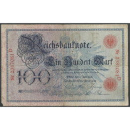 Alemania 100 Mark 1 Jul 1898 P20a