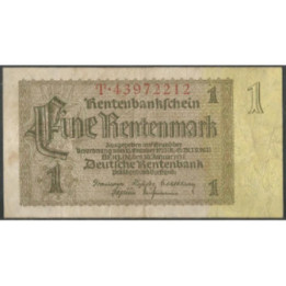 Alemania Weimar 1 Rentenmark 30 Ene 1937 P173b