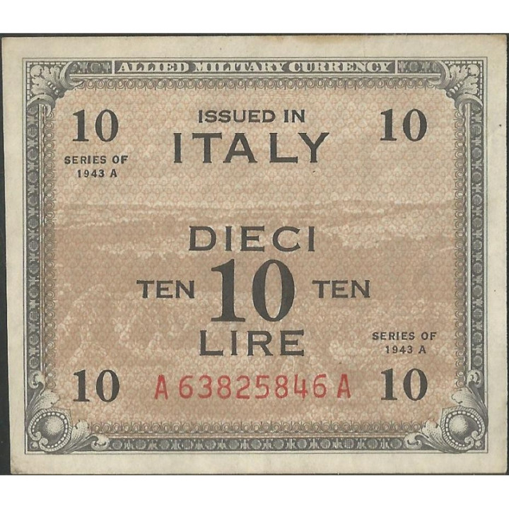 Italia 10 Liras 1943A PM13b