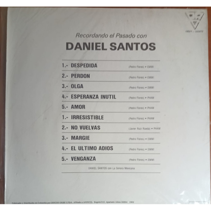 Daniel Santos - Despedida reverso
