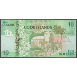 Islas Cook 10 Dollars ND1992 P8a