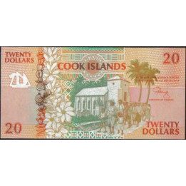Islas Cook 20 Dollars ND1992 P9a