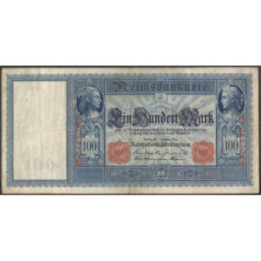 Alemania 100 Mark 7 Feb 1908 P35