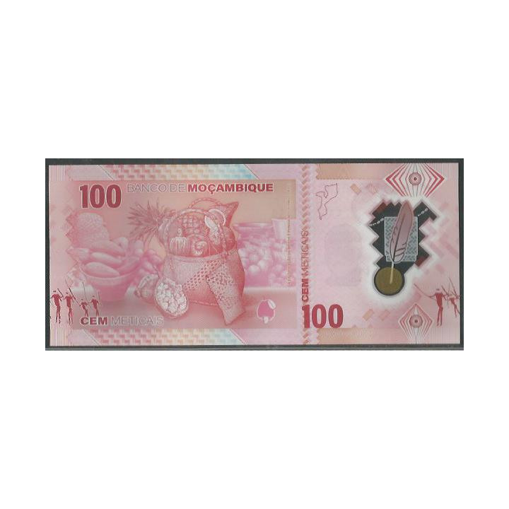 Mozambique 100 Meticais 16 Jun 2024 P157 reverso