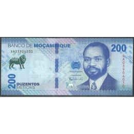 Mozambique 200 Meticais 16 Jun 2024 P158