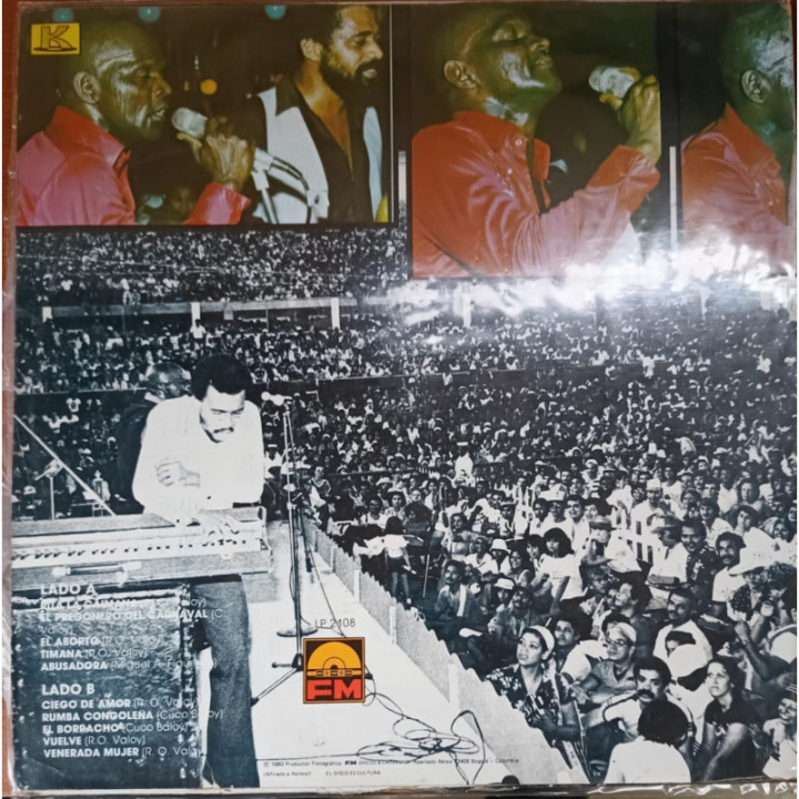 Cuco Valoy Y Los Virtuosos - La Tribu En Barranquilla reverso