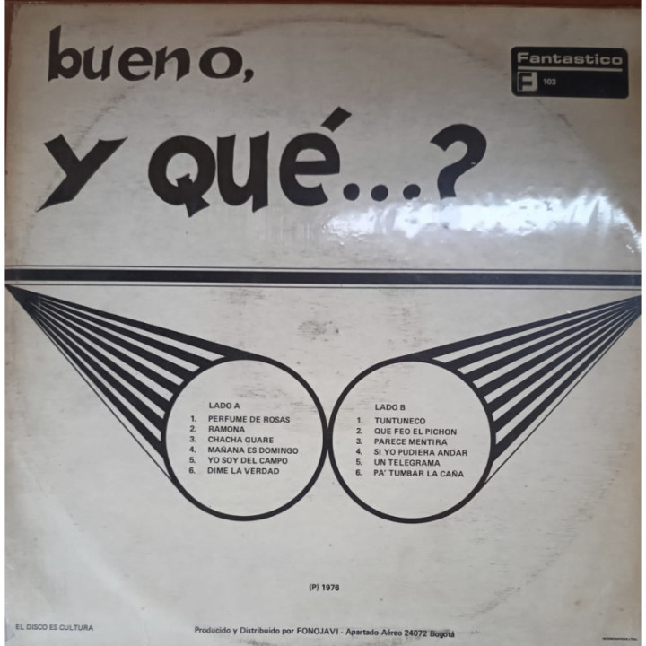 Cortijo Y Su Combo & Ismael Rivera -... Y Que? reverso