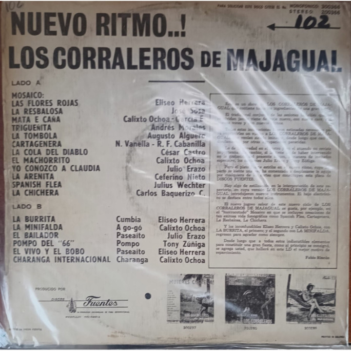 Los Corralejos - Nuevo Ritmo..! reverso