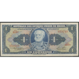 Brasil 1 Cruzeiro ND1954-8 Firma 6 P150d
