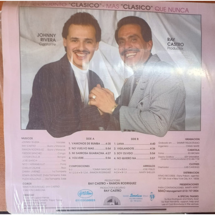 Conjunto Clasico - Mas Clasico Que Nunca reverso