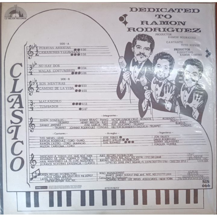 Conjunto Clasico - Las Puertas Abiertas reverso