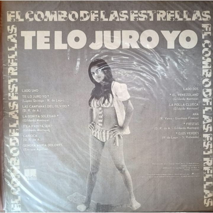 El Combo De Las Estrellas - Te Lo Juro Yo reverso