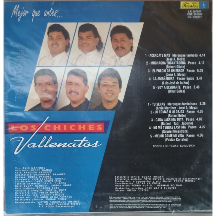 Los Chicles - Mejor que antes... reverso