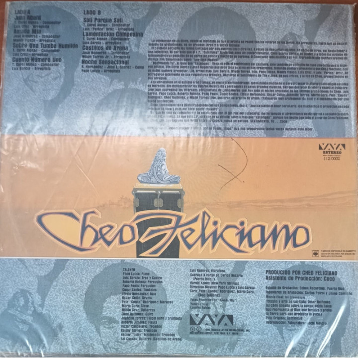 Cheo Feliciano - Sentimiento Tu... reverso