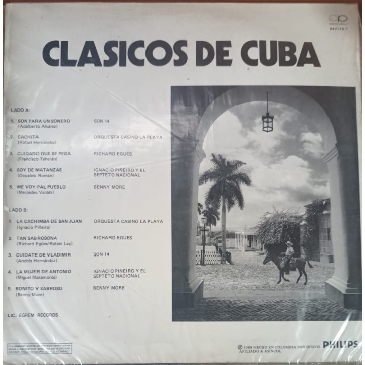 Clasicos De Cuba reverso
