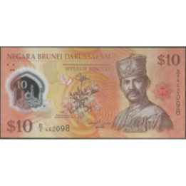 Brunei 10 Ringgit 2011 P37a