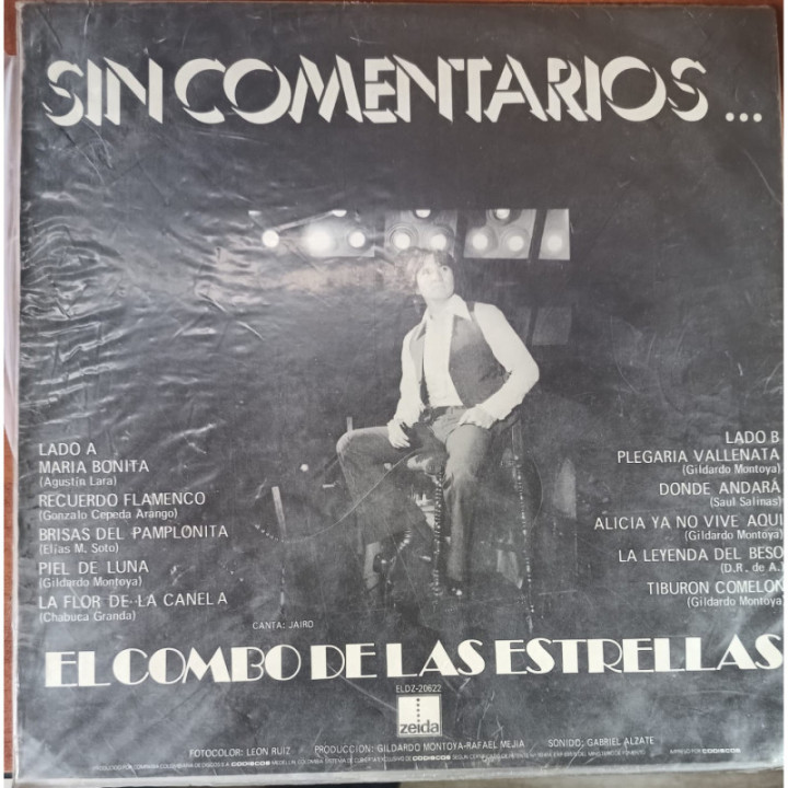 El Combo De Las Estrellas - Sin Comentarios... reverso