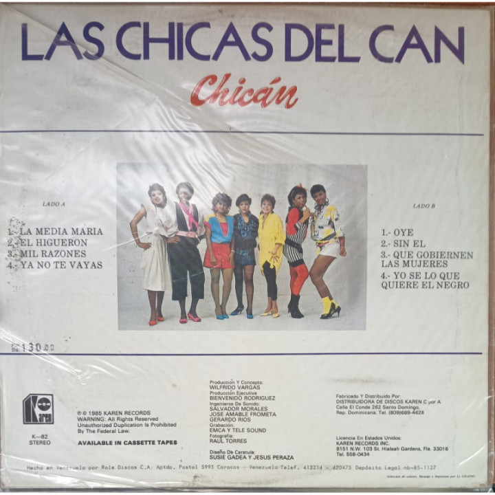 Chican - Las Chicas Del Can reverso