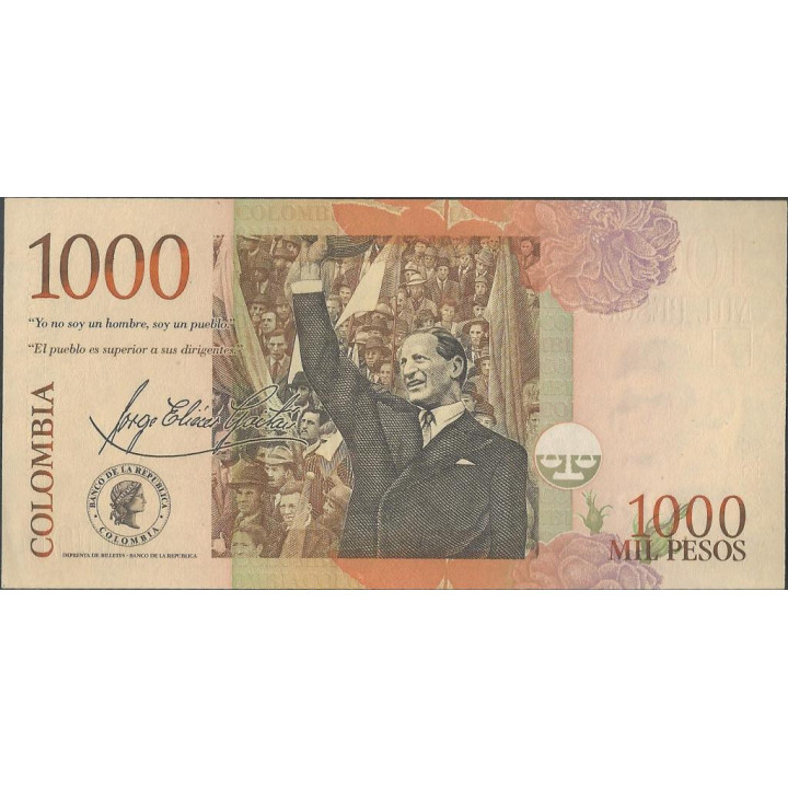 Billete de 1.000 Pesos 16 Feb 2004 BGW439f reverso