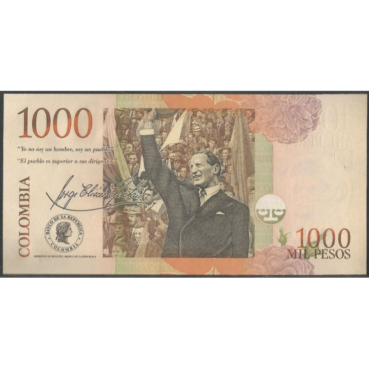 Billete de 1.000 Pesos 17 Feb 2004 BGW439g reverso