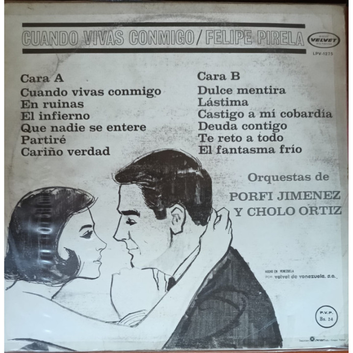 Felipe Pirela - Cuando Vivas Conmigo reverso