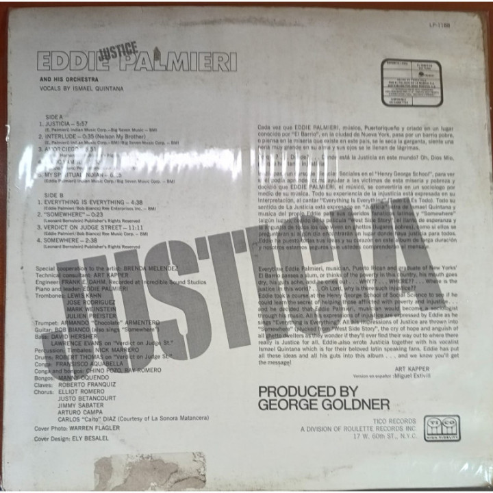 Eddie Palmieri - Justicia reverso