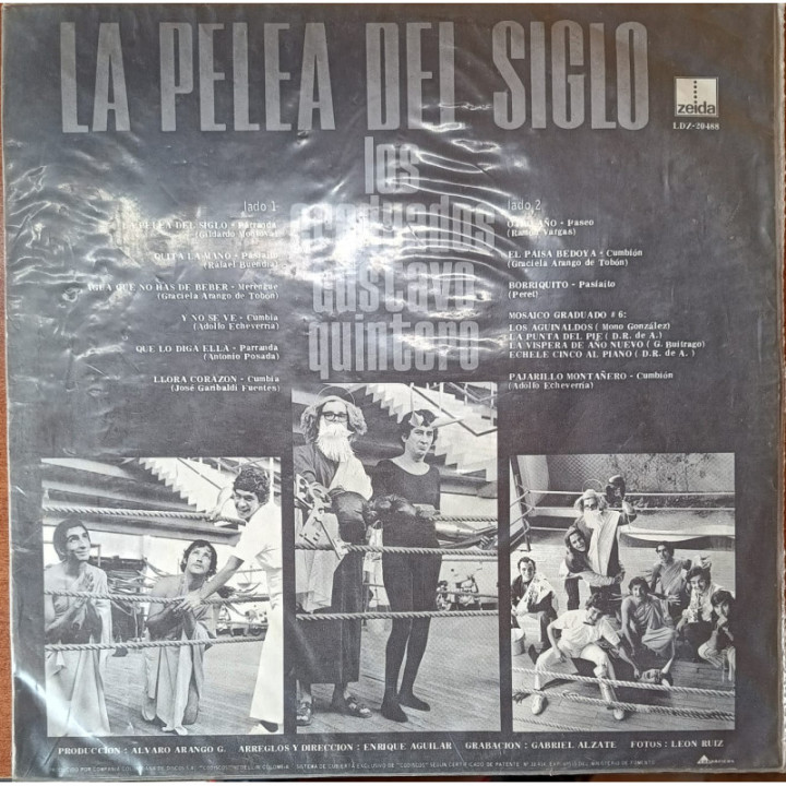 Los Graduados - La Pelea Del Siglo reverso