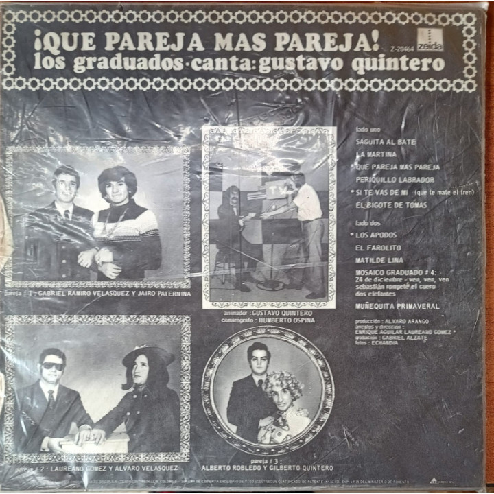 Los Graduados - ¡ Que Pareja Mas Dispareja ! reverso