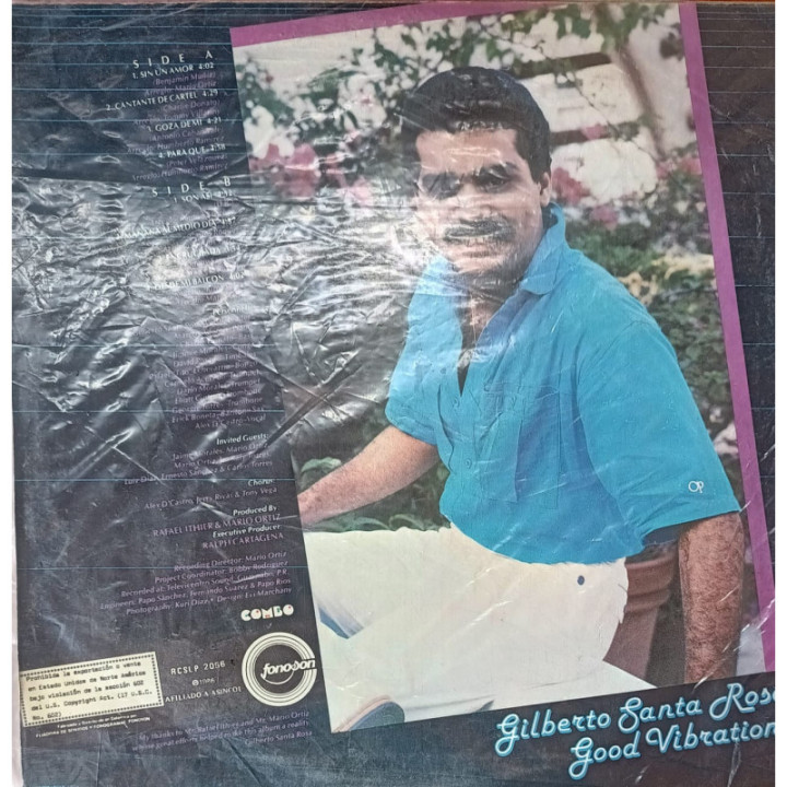 Gilberto Santa Rosa - Good Vibrations reverso