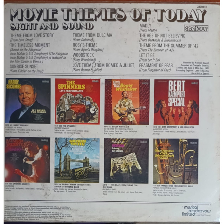 Movie Themes Of Today - Sight and Sound reverso