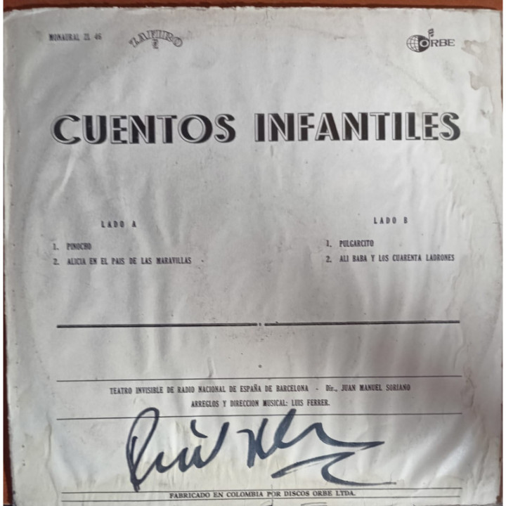 Cuentos Infantiles reverso