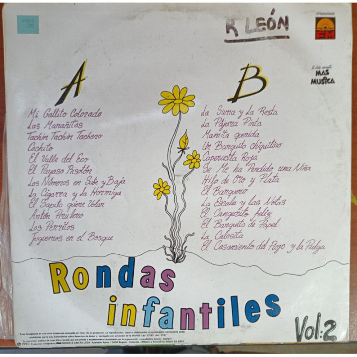 Rondas Infantiles Vol.2 reverso