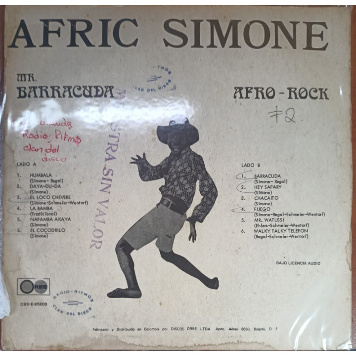 Afric Simone - Mr. Barracuda reverso
