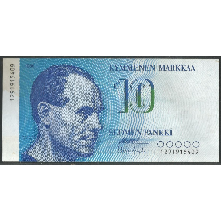 Finlandia 10 Markka 1986 P113a36