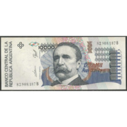 Argentina 10.000 Australes ND1989-91 Serie B P334a