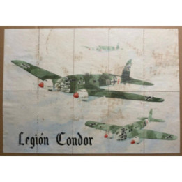 España - Cupon de racionamiento (Pliego de 10 vales) Legion Condor 1942