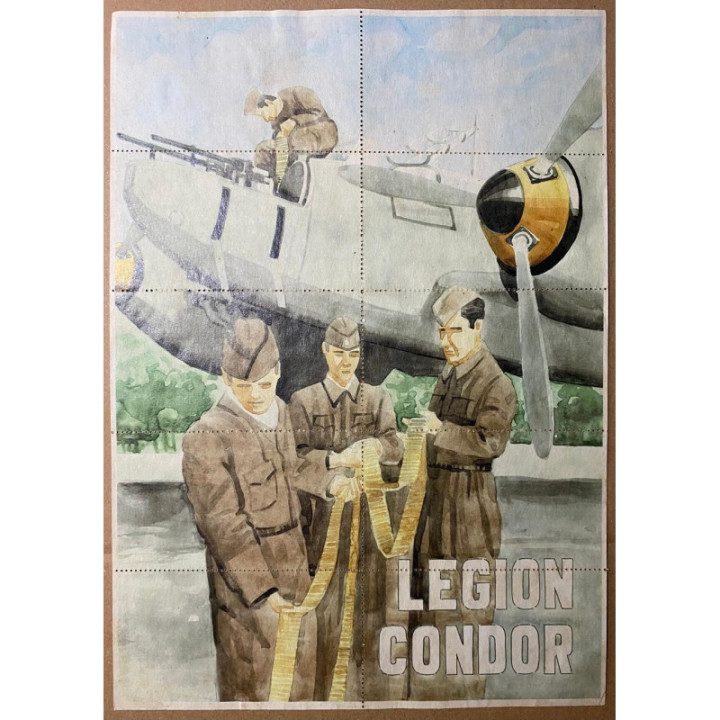España - Cupon de racionamiento (Pliego de 10 vales) Legion Condor 1942